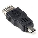 Micro USB naar USB A adapter | Nedis | USB 2.0 (Zwart), Computers en Software, Pc- en Netwerkkabels, Verzenden, Nieuw