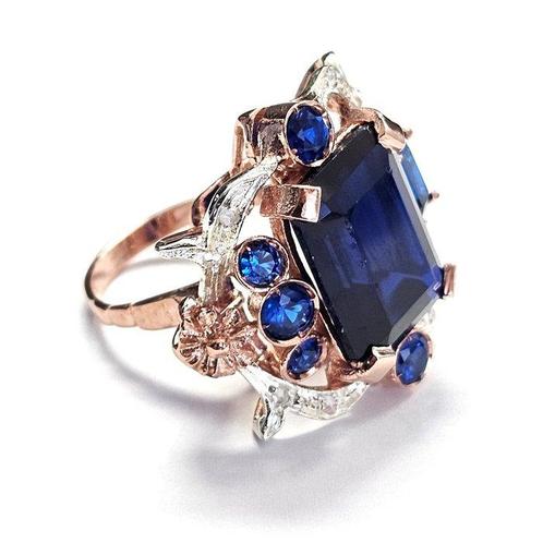 Zonder Minimumprijs - Ring - 9 kt. Roségoud, Zilver -, Sieraden, Tassen en Uiterlijk, Ringen