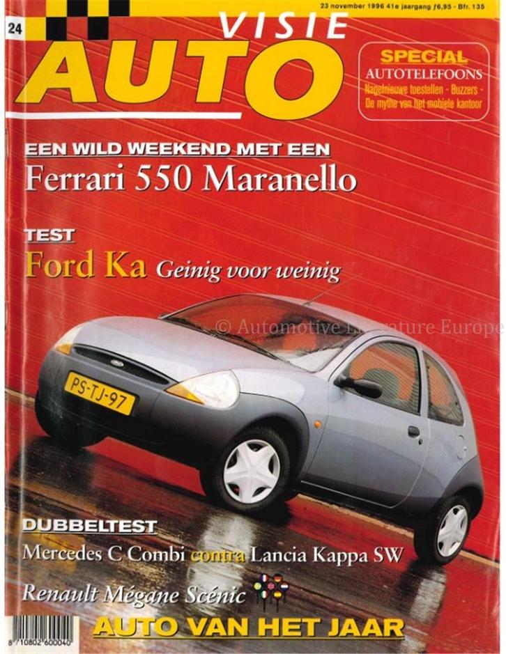 1996 AUTOVISIE MAGAZINE 24 NEDERLANDS, Boeken, Auto's | Folders en Tijdschriften