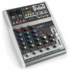 Retourdeal - Vonyx VMM-K402 4 kanaals muziekmixer met Blueto, Muziek en Instrumenten, Dj-sets en Draaitafels, Verzenden, Zo goed als nieuw