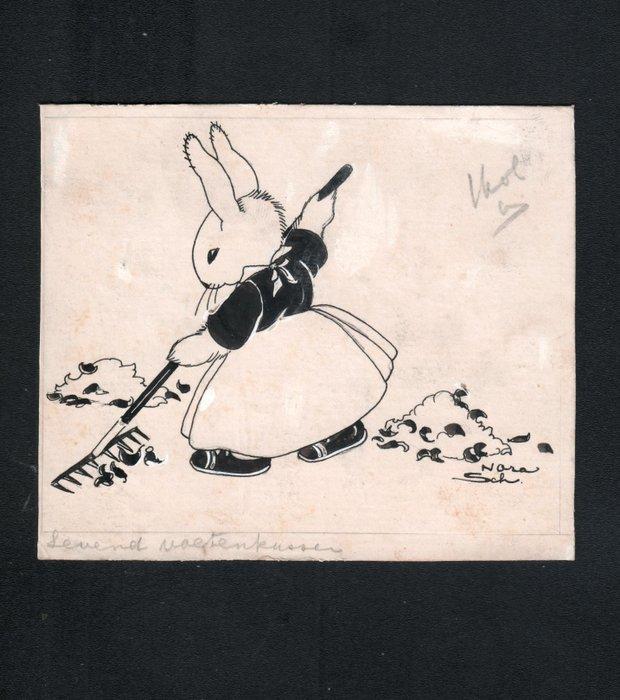 Nora Schnitzler ( 1901-1983 ) - Kinderboek-illustratie :, Antiek en Kunst, Kunst | Schilderijen | Klassiek
