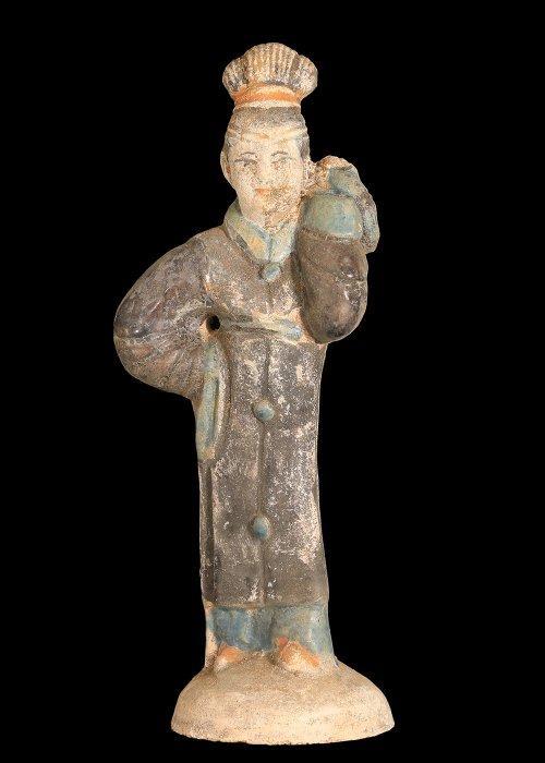 Oud-Chinees Terracotta Vrouwelijk hofdienaar beeldje (Zonder, Antiek en Kunst, Antiek | Overige Antiek