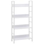 vidaXL Boekenkast met 4 schappen 60x27,6x124,5 cm bewerkt, Huis en Inrichting, Kasten | Boekenkasten, Minder dan 50 cm, Verzenden