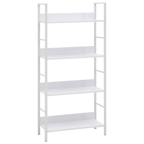 vidaXL Boekenkast met 4 schappen 60x27,6x124,5 cm bewerkt, Huis en Inrichting, Kasten | Boekenkasten, 25 tot 50 cm, Nieuw, Overige houtsoorten