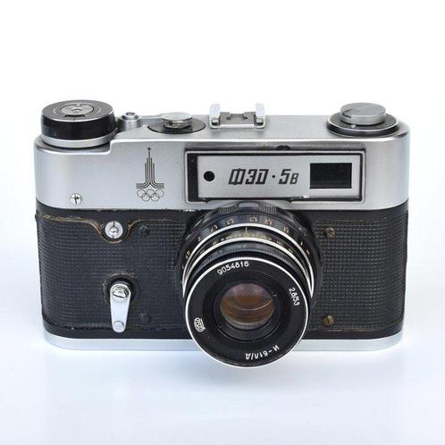 FED 5b Olympic + 2,8/53mm | Meetzoeker camera (Zonder, Audio, Tv en Foto, Fotocamera's Analoog