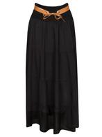 Rok Maxi Zwart, Kleding | Dames, Rokken, Verzenden, Nieuw