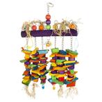 Kleurrijke houten speelmobiel - Speeltjes    -, Verzenden, Nieuw