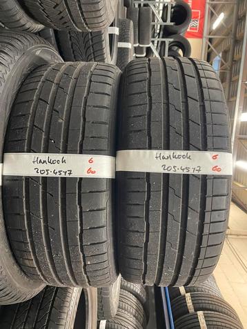 205-45-17 Hankook Zomerbanden 6mm Incl Montage 205 45 17 beschikbaar voor biedingen