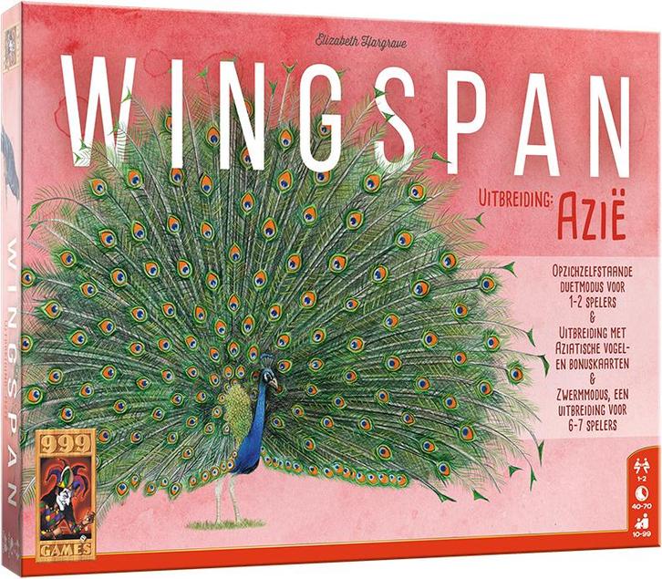 Wingspan - Azie Uitbreiding NL | 999 Games -, Hobby en Vrije tijd, Gezelschapsspellen | Bordspellen, Nieuw, Verzenden