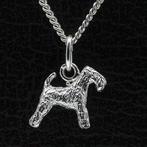 Zilveren Lakeland terrier ketting hanger - klein, Verzenden, Nieuw