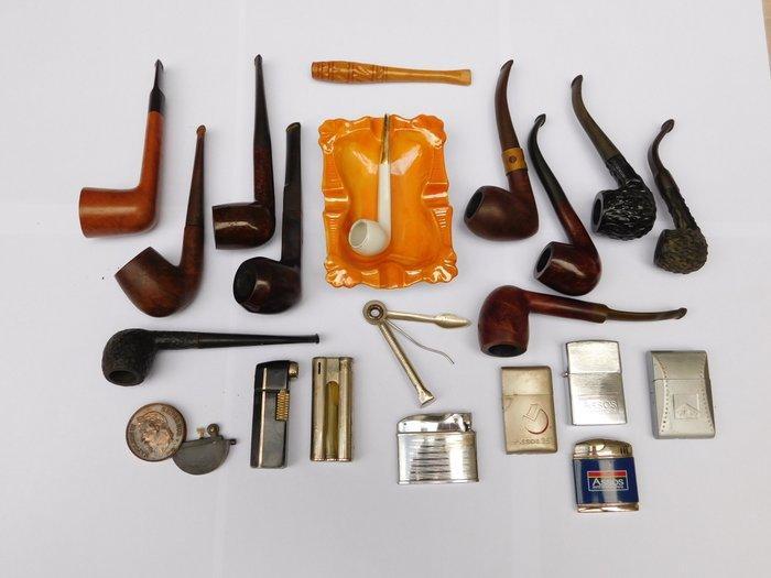 Zonder Minimumprijs - Pijp - Bruyere, Keramiek, Plastic,, Verzamelen, Rookartikelen, Aanstekers en Luciferdoosjes