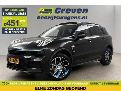 Lynk Co 01 1.5 262PK Hybride Pano LED Sfeer Virtual €451pm, Auto's, Lynk & Co, Automaat, Hybride Elektrisch/Benzine, Zwart, Verzenden