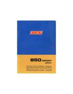 1970 FIAT 850 SPORT SPIDER CARROSSERIE ONDERDELENHANDBOEK