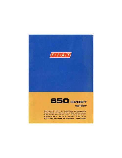 1970 FIAT 850 SPORT SPIDER CARROSSERIE ONDERDELENHANDBOEK, Auto diversen, Handleidingen en Instructieboekjes
