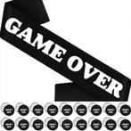 Game Over en Grooms Crew set 19-delig, Kleding | Heren, Trouwkleding en Trouwaccessoires, Verzenden, Nieuw, Zwart, Accessoires