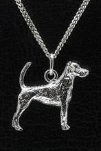 Zilveren Jack russell terrier parson gladhaar met staart ..., Verzenden, Nieuw