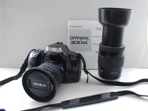 Minolta Dynax 300si + AF 28-80mm F/3.5-5.6 + AF 70-210mm, Audio, Tv en Foto, Fotocamera's Analoog