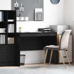 vidaXL Bureau Zwart eiken 100 x 50 x 76 cm Bewerkt hout, Huis en Inrichting, Verzenden, Nieuw