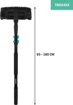 2dekans | VONROC Telescopische Wasborstel – 1,80m - Incl., Ophalen of Verzenden, Zo goed als nieuw