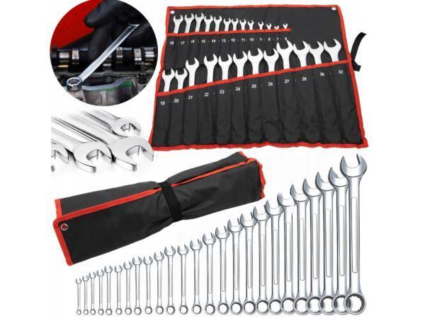 Veiling - Ring-Steeksleutelset 6–36mm – 25-delig - Chrom, Doe-het-zelf en Verbouw, Gereedschap | Handgereedschap