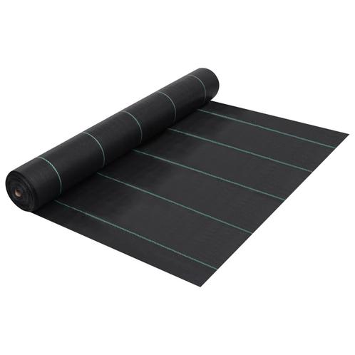 vidaXL Worteldoek 1x50 m PP zwart, Tuin en Terras, Overige Tuin en Terras, Nieuw, Verzenden