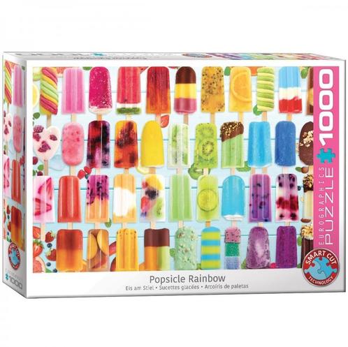 Popsicle Rainbow Puzzel (1000 stukjes) | Eurographics -, Hobby en Vrije tijd, Denksport en Puzzels, Nieuw, Verzenden