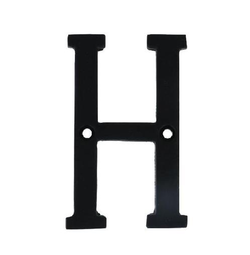 Letter H Klein IJzer zwart 75 mm, Doe-het-zelf en Verbouw, Hang- en Sluitwerk, Verzenden
