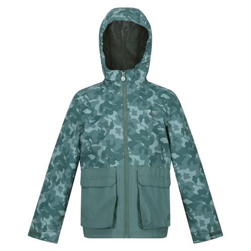 -67% Regatta  Regatta Hywell camouflage waterdichte jas voor, Kinderen en Baby's, Kinderkleding | Maat 158, Nieuw, Verzenden