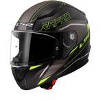 LS2 FF353 Rapid II Rokku M.Zwart H-V Geel 06 Integraalhelm, Nieuw met kaartje, Overige merken, Heren, Verzenden
