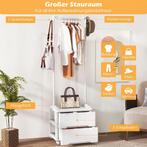 Kledingrek - Kledingkast - Kapstok - 46x38x157 cm - COSTWAY, Verzenden, Zo goed als nieuw