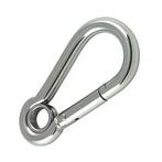Karabijnhaak / carabiner 5x50mm - Met oog, Doe-het-zelf en Verbouw, IJzerwaren en Bevestigingsmiddelen, Ophalen of Verzenden, Nieuw