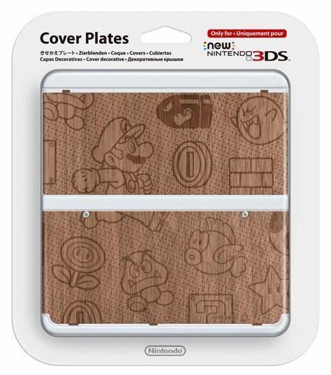 Nintendo New 3DS Cover Plates - Super Mario Wood (Nieuw), Spelcomputers en Games, Spelcomputers | Nintendo Consoles | Accessoires