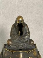 Monnik lotus wierookbrander - Brons - China - Eind 20e eeuw