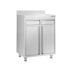 GGM Gastro | Werkkast - voor koffiemachine - 800x600mm - met, Verzenden, Nieuw in verpakking, Meubilair