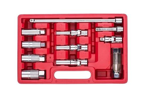 TM 11 delig Bougiedoppenset 3/8, Auto diversen, Autogereedschap, Nieuw, Verzenden