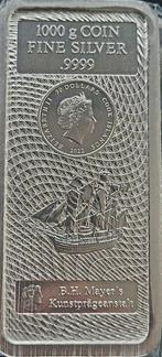 Cook Island 1 kg muntbaar 2022 (zilver), Postzegels en Munten, Munten | Oceanië, Zilver, Losse munt, Verzenden