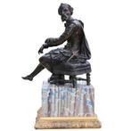 After Jean Jules B.Salmson (1823-1902) - sculptuur, Savant, Antiek en Kunst, Antiek | Keramiek en Aardewerk