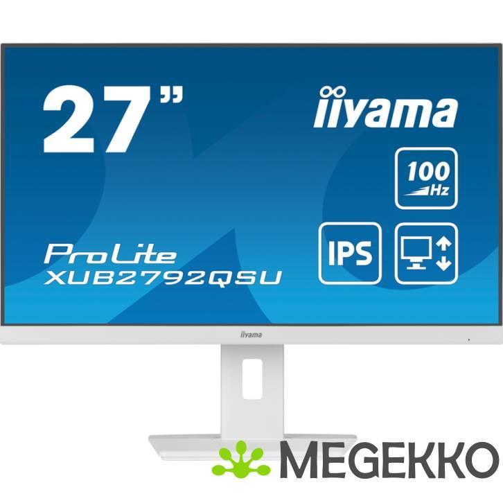 Iiyama ProLite XUB2792QSU-W6 27  Quad HD 100Hz IPS Monitor, Computers en Software, Monitoren, Nieuw, Verzenden