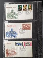 België - 190 FDC in DAVO album, Postzegels en Munten, Gestempeld