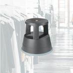 2dekans | BRASQ Opstapkrukje Zwart ST200 - Verrijdbaar -, Ophalen of Verzenden, Zo goed als nieuw