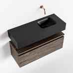 MONDIAZ ANDOR 80cm toiletmeubel dark brown. LEX 80cm, Ophalen of Verzenden, Nieuw, Bad