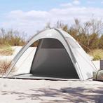 vidaXL Strandtent waterdicht grijs, Caravans en Kamperen, Verzenden, Nieuw, Tot en met 2
