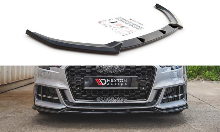 Front splitter V.3 voor Audi S3 8V / A3 8V S line Facelift S, Auto diversen, Tuning en Styling, Ophalen of Verzenden