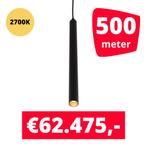 LED Railverlichting Salina Zwart 2700K 500 spots + 500M, Ophalen of Verzenden
