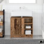 vidaXL Spoelcabinet Oud Hout 63x29x55 cm, Huis en Inrichting, Badkamer | Badkamermeubels, Verzenden, Nieuw, Minder dan 100 cm