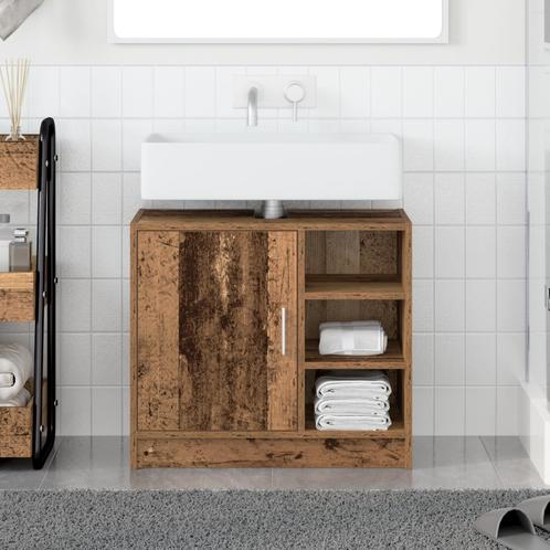 vidaXL Spoelcabinet Oud Hout 63x29x55 cm, Huis en Inrichting, Badkamer | Badkamermeubels, Nieuw, Minder dan 100 cm, Verzenden