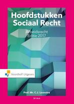 9789001875091 Hoofdstukken sociaal recht 2017 | Tweedehands, Verzenden, Zo goed als nieuw, C.J. Loonstra