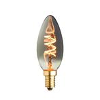 LED kaarslamp E14 | 1.2 watt | 2200K warm wit | Smoke | Vert, Nieuw, Overige typen, E14 (klein), Verzenden