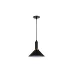 Hanglamp | Olena | Ø25cm | 1-lichts | Zwart | E27, Nieuw, Ophalen of Verzenden, Metaal
