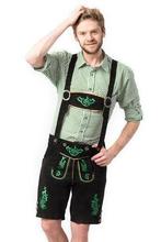 Lederhosen kort zwart/groen Otto, Ophalen of Verzenden, Nieuw